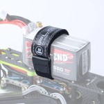 Flight speciale in microfibra in pelle al litio per modellini di aeromobili FPV traversante batteria cinghia fissa